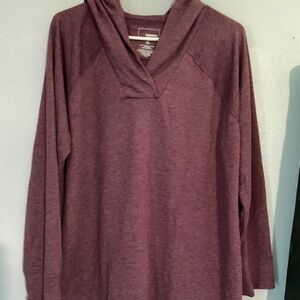 Sonoma Burgundy Hooded Top, Size XL